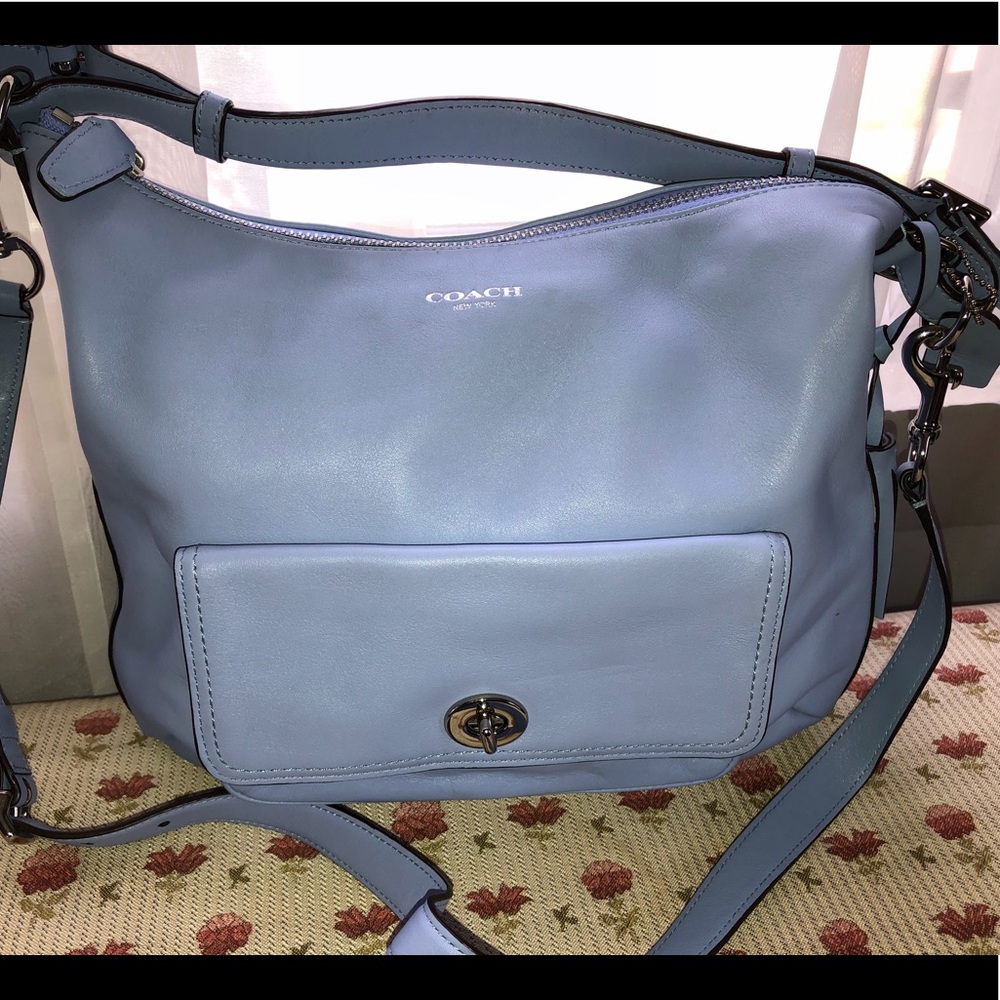 Beautiful blue Coach bag